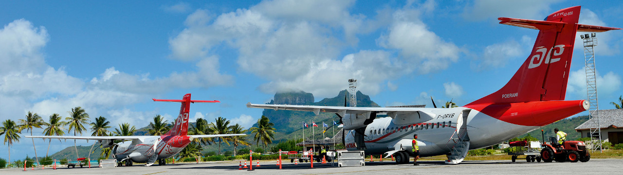 Livraison par avions Air Tahiti